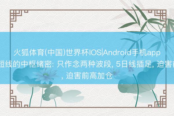 火狐体育(中国)世界杯IOS|Android手机app下载 超短线的中枢绪密: 只作念两种波段， 5日线插足， 迫害前高加仓